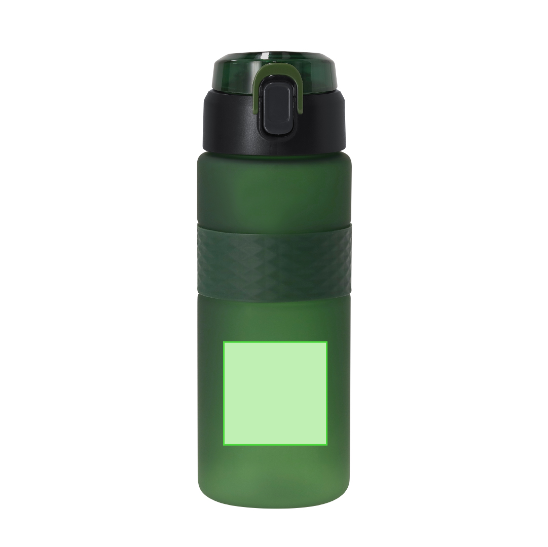 Bidón transparente deportivo de RPET 730 ml