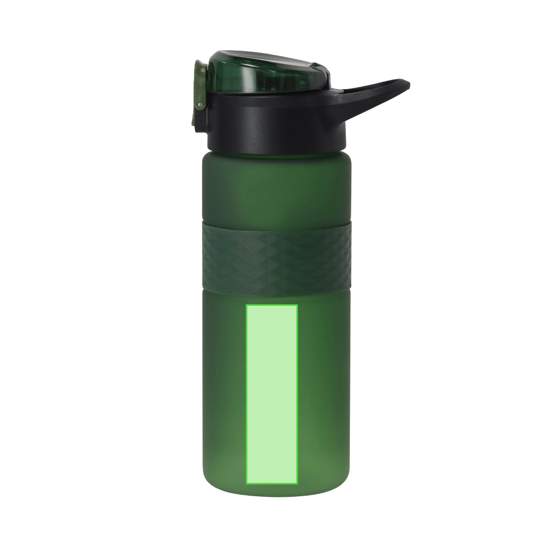 Bidón transparente deportivo de RPET 730 ml