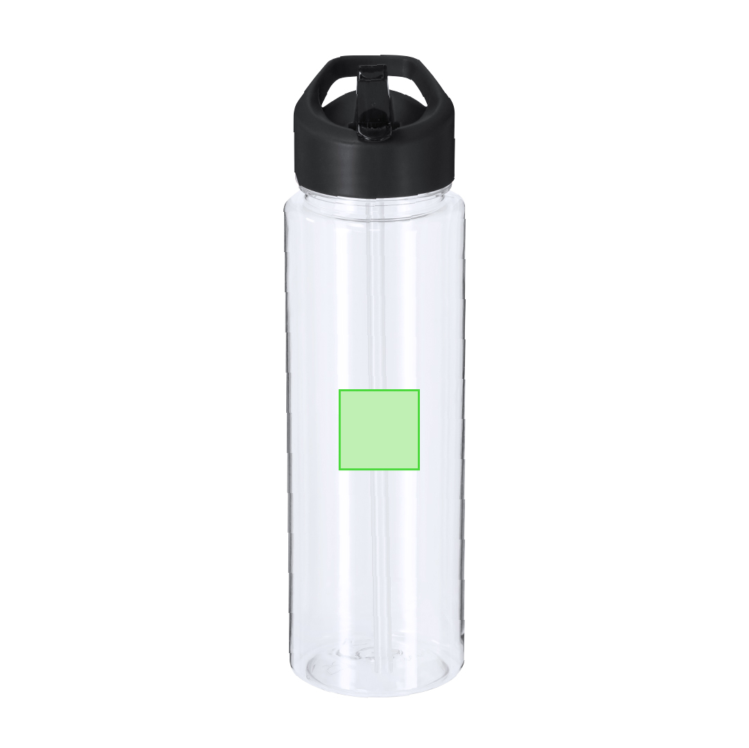 Botella deportiva translúcida de RPET 750 ml
