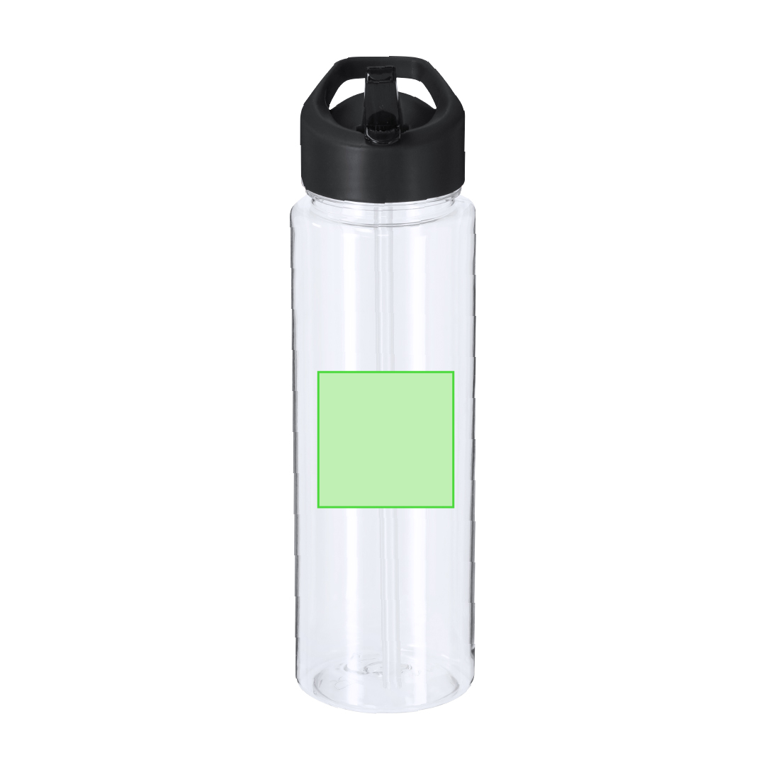 Botella deportiva translúcida de RPET 750 ml