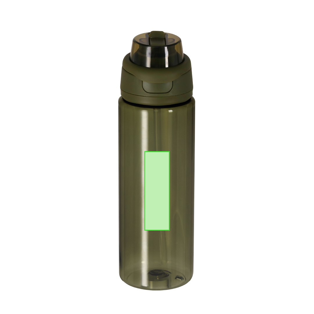 Bidón deportivo ergonómico de RPET 750 ml