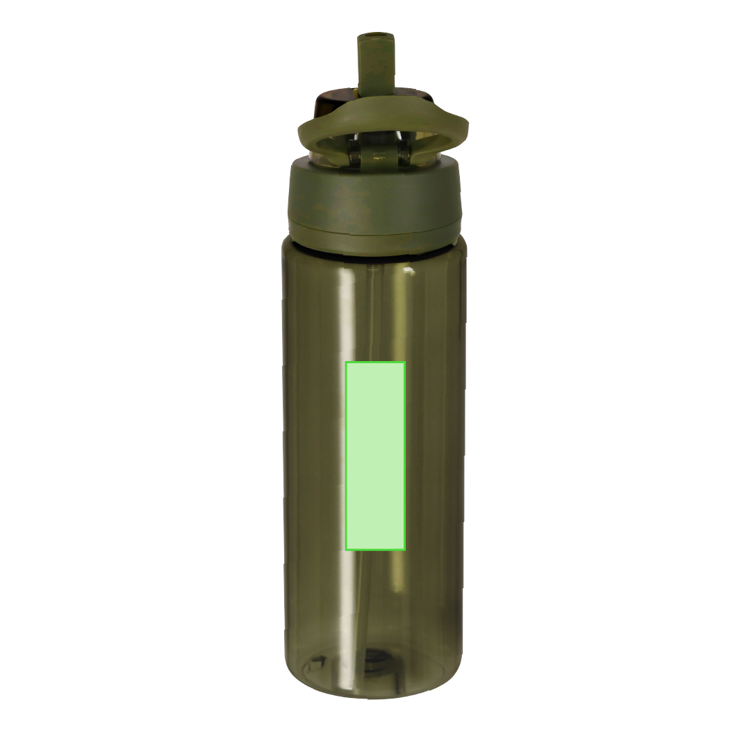 Bidón deportivo ergonómico de RPET 750 ml