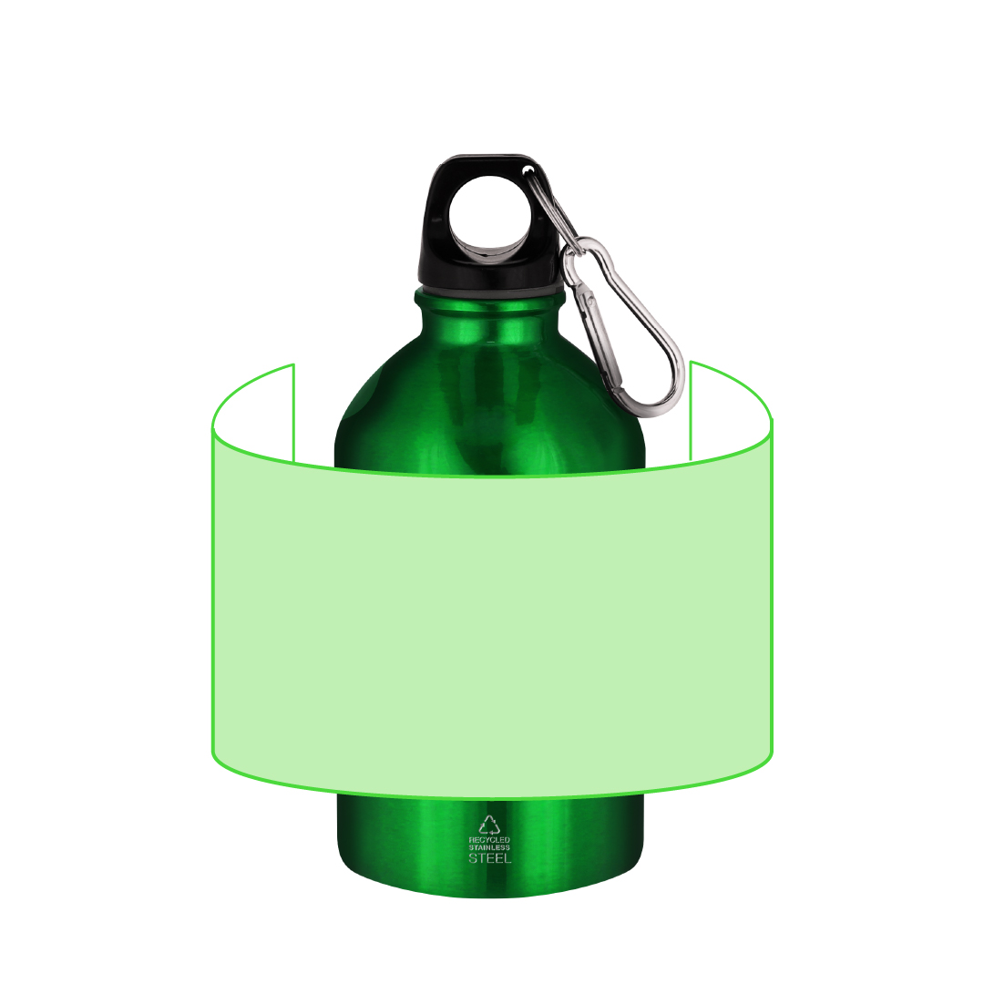 Botella compacta de acero inoxidable reciclado 500 ml