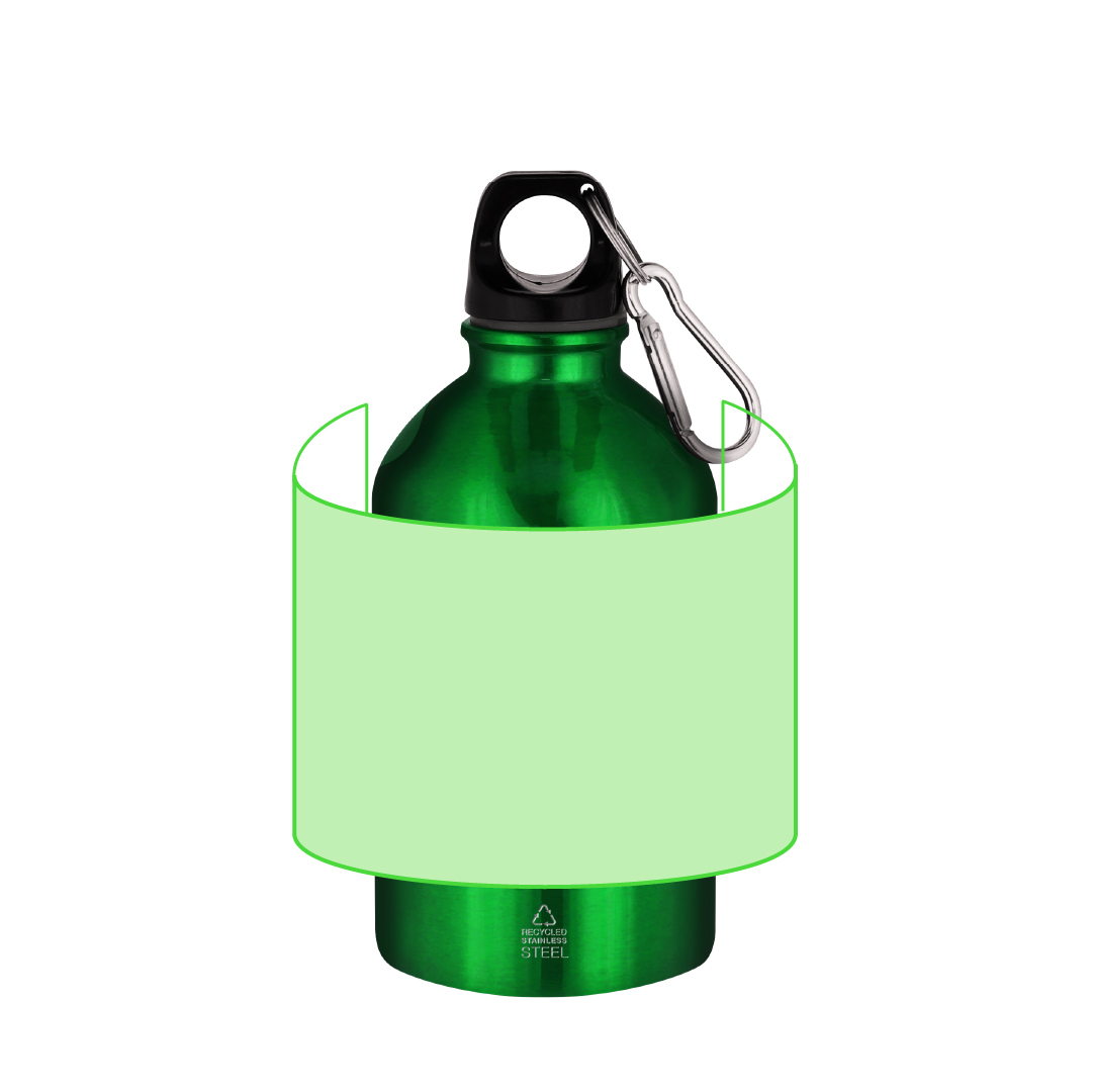 Botella compacta de acero inoxidable reciclado 500 ml