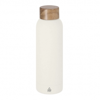 Botella premium de acero inoxidable reciclado y madera de acacia 700 ml