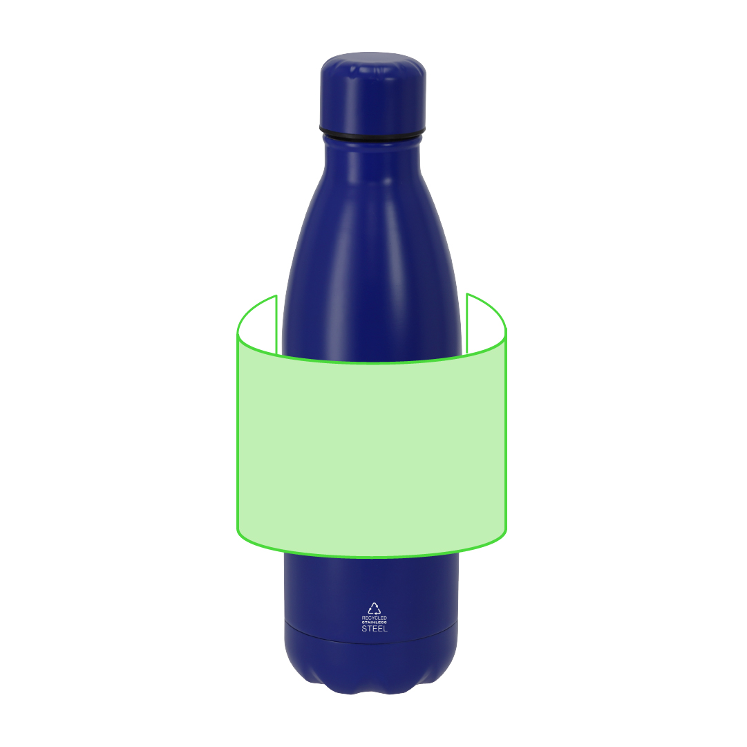 Bidón térmico corporativo de acero inoxidable reciclado 500 ml
