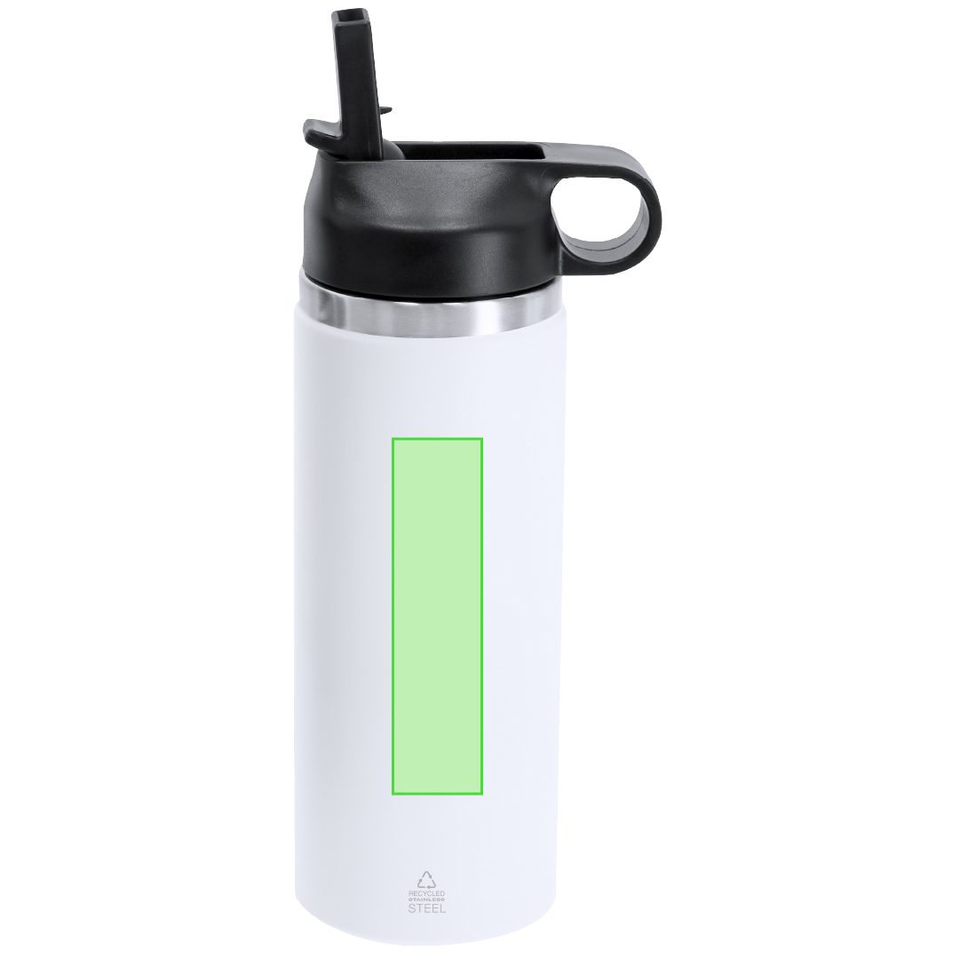 Bidón térmico urbano de acero inoxidable reciclado 500 ml