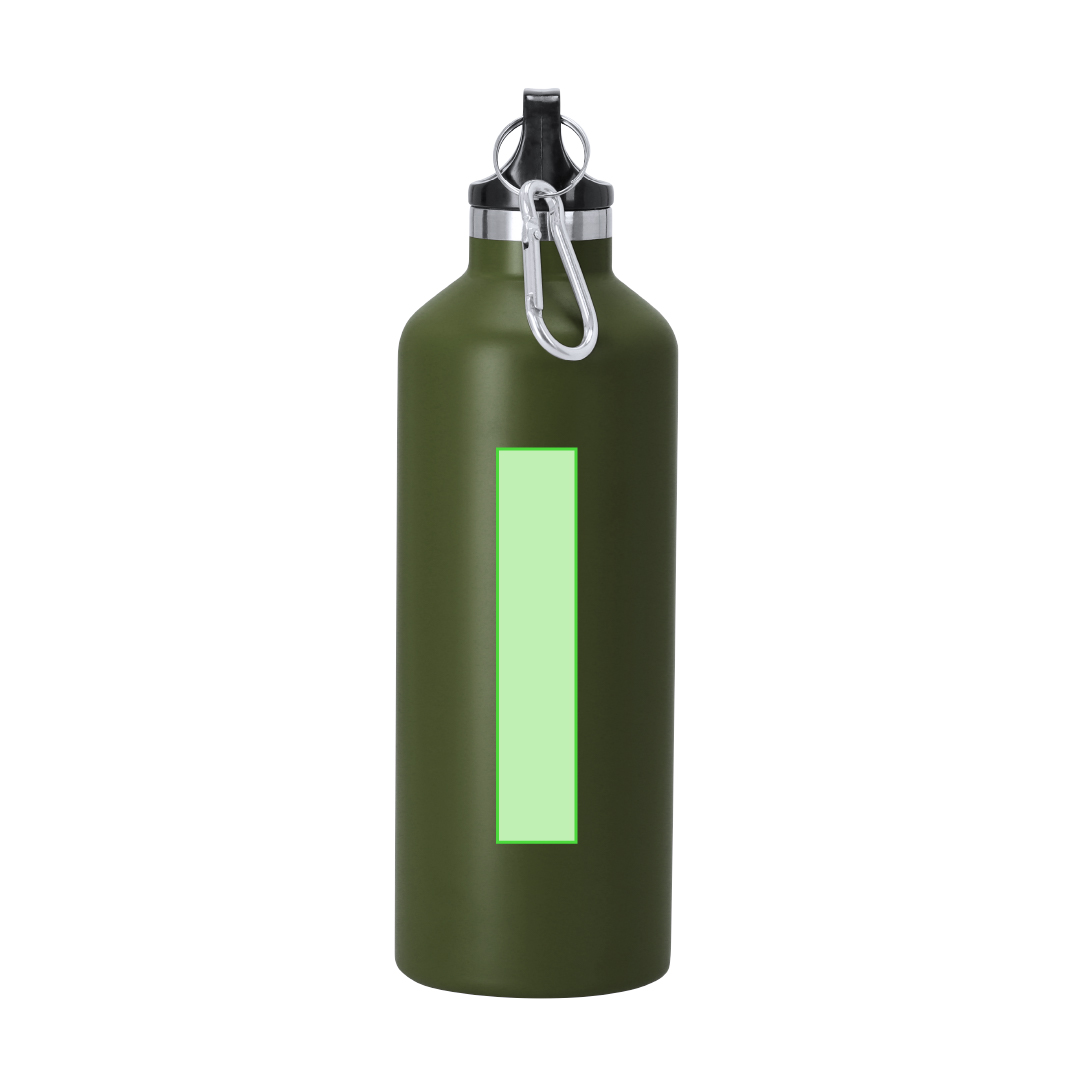 Bidón térmico minimalista de acero inoxidable reciclado 500 ml