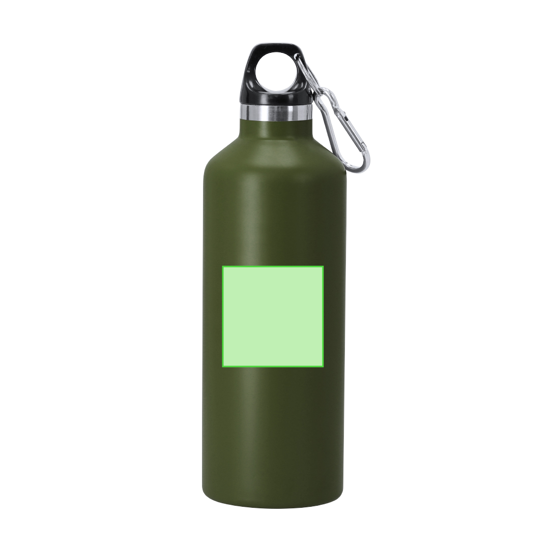 Bidón térmico minimalista de acero inoxidable reciclado 500 ml