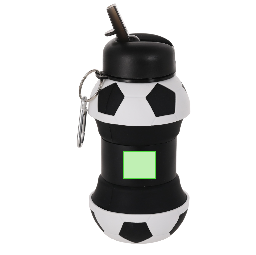 Bidón plegable de acordeón en silicona alimentaria 550 ml