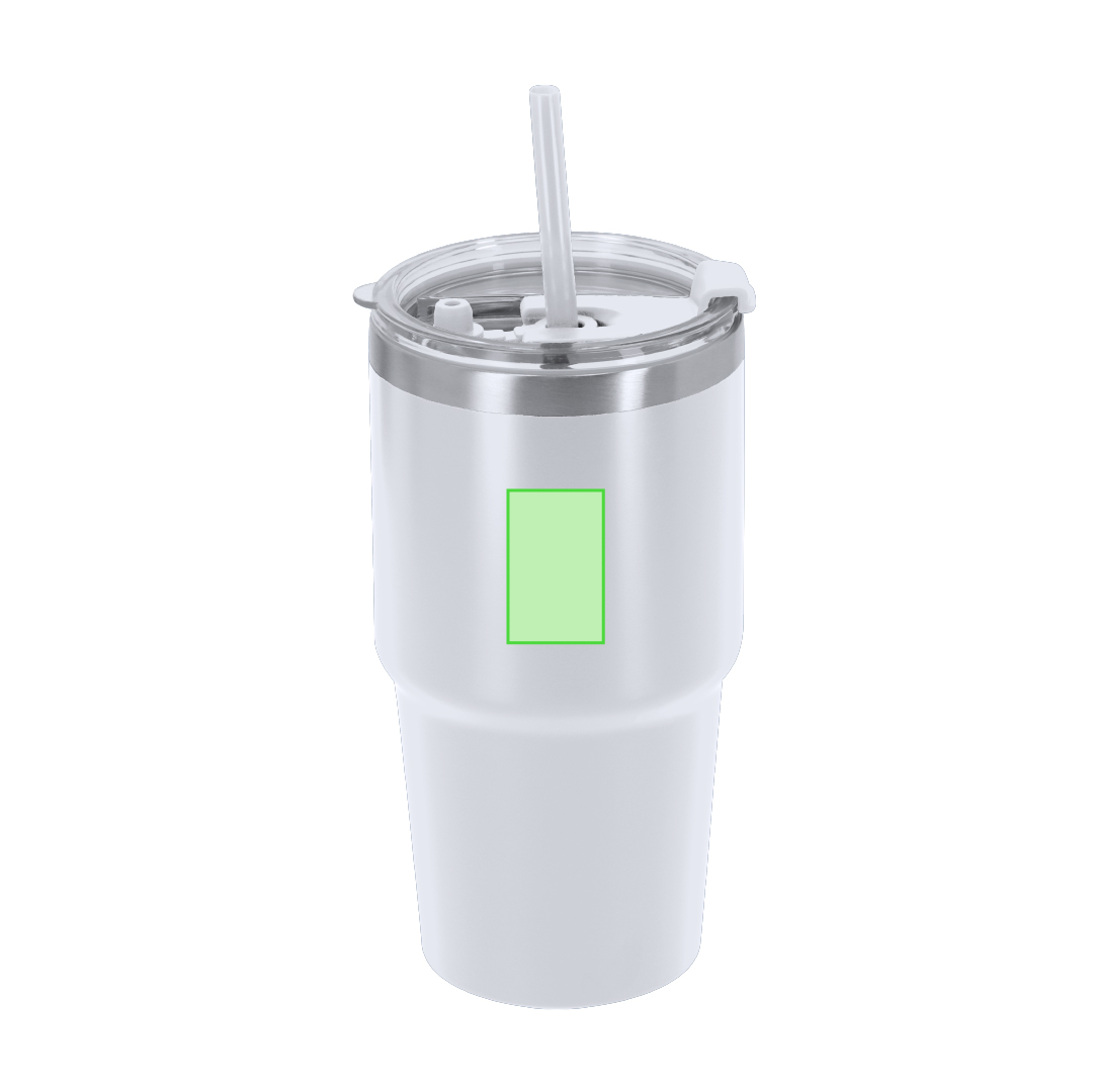 Taza térmica clásica de acero inoxidable reciclado 450 ml