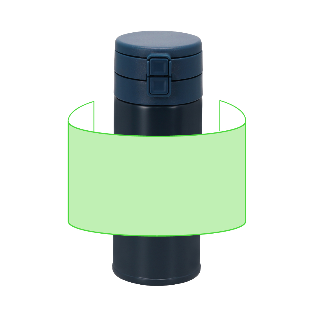 Taza térmica masiva de acero inoxidable reciclado 1.2 l