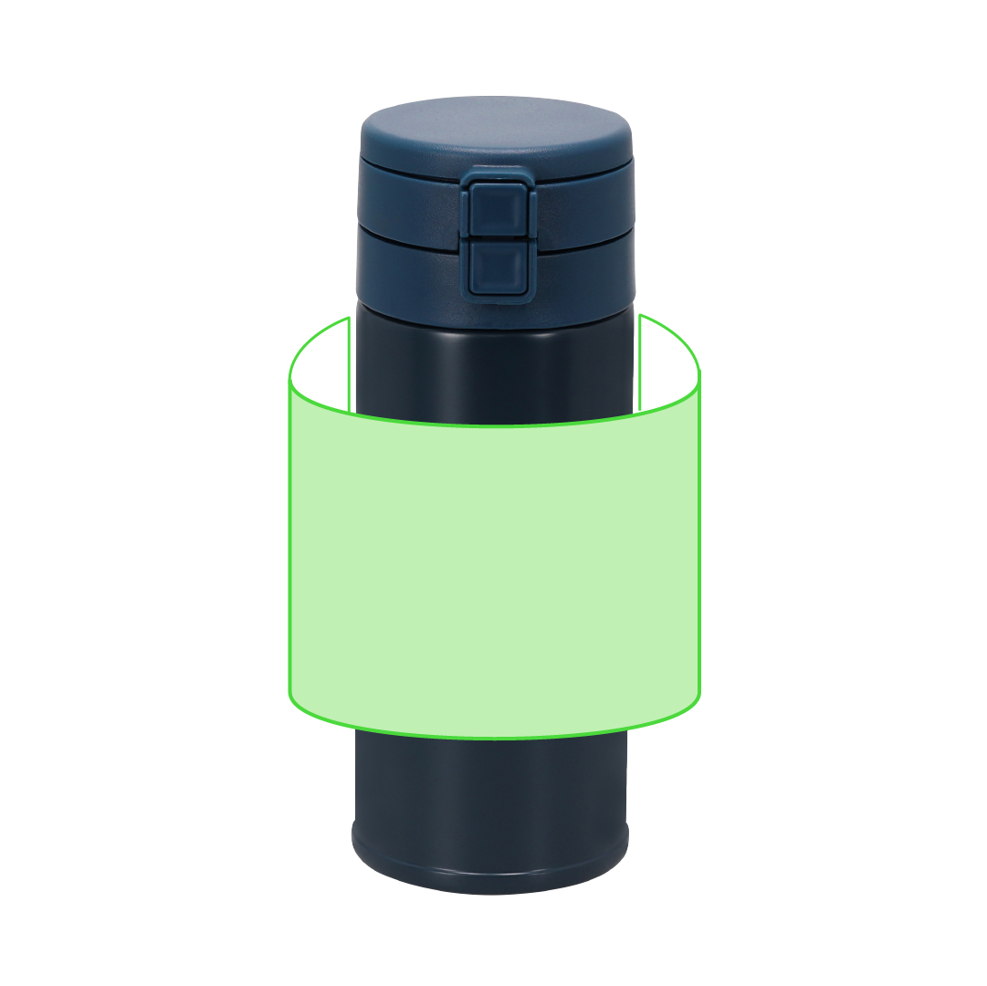 Taza térmica masiva de acero inoxidable reciclado 1.2 l