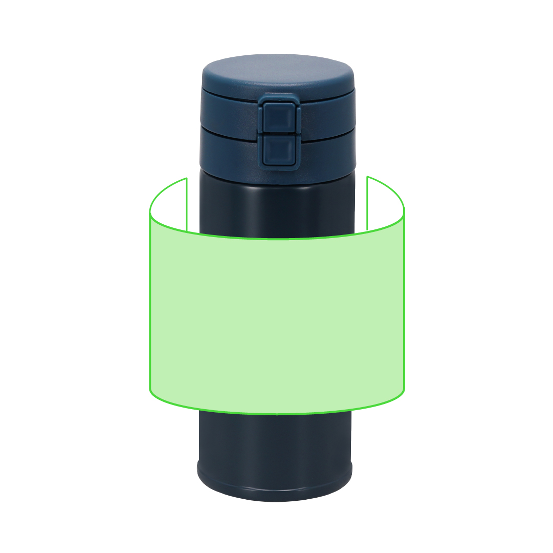 Taza térmica masiva de acero inoxidable reciclado 1.2 l