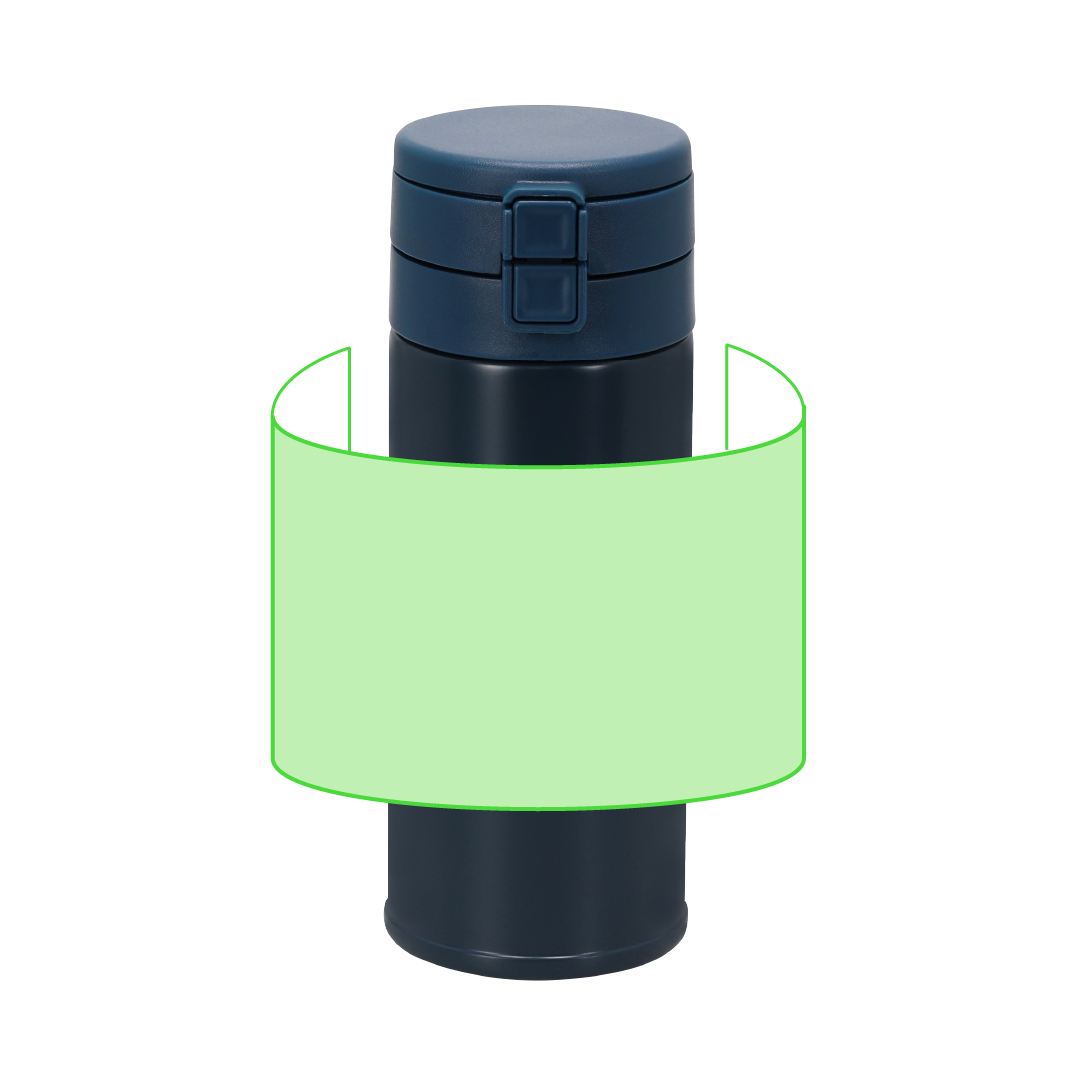 Taza térmica masiva de acero inoxidable reciclado 1.2 l