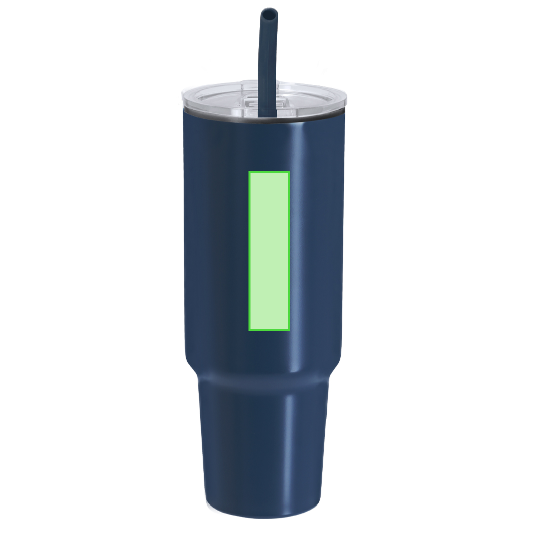 Taza térmica elegante de acero inoxidable reciclado 370 ml