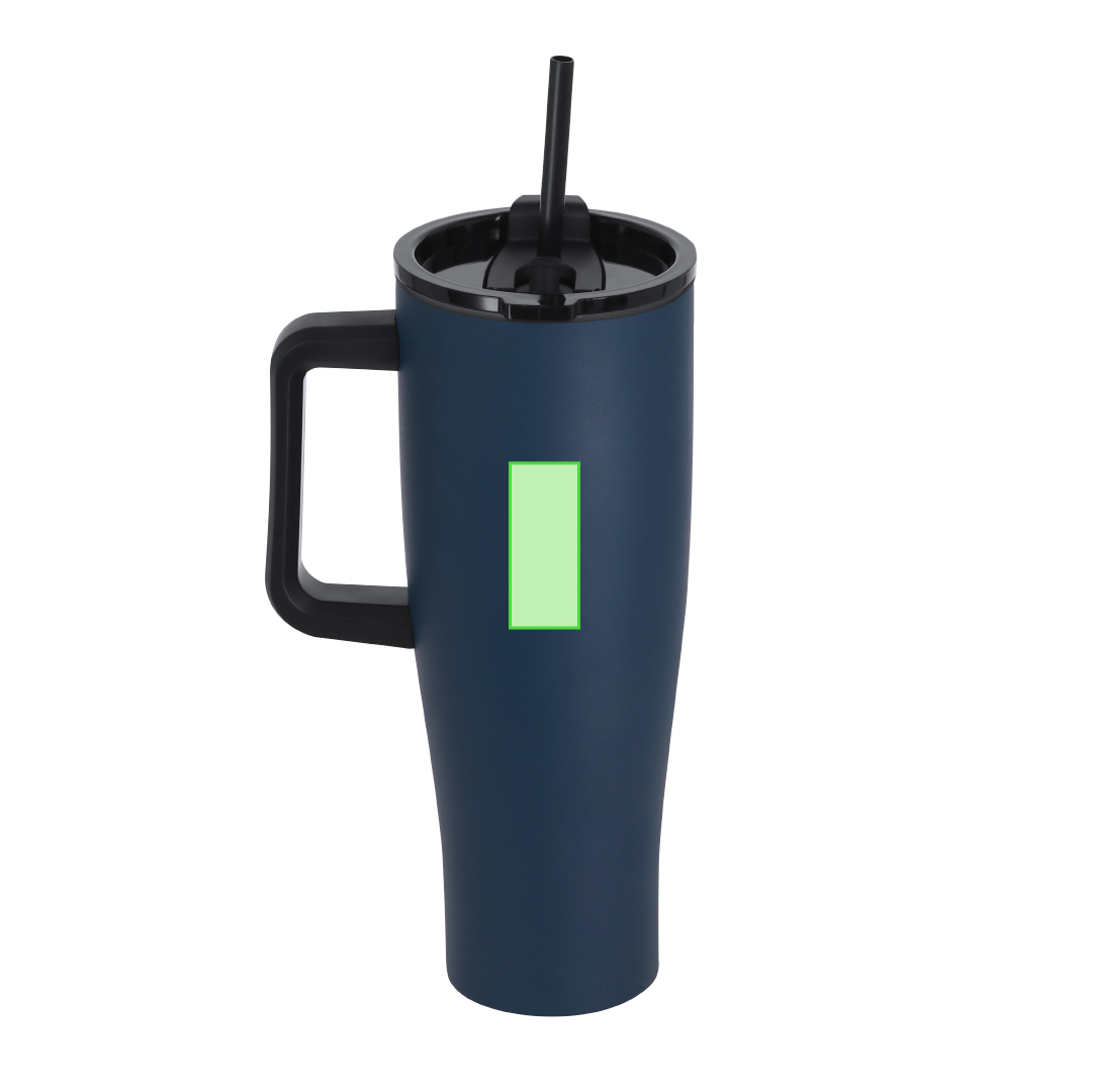 Taza térmica minimalista de acero inoxidable reciclado 350 ml