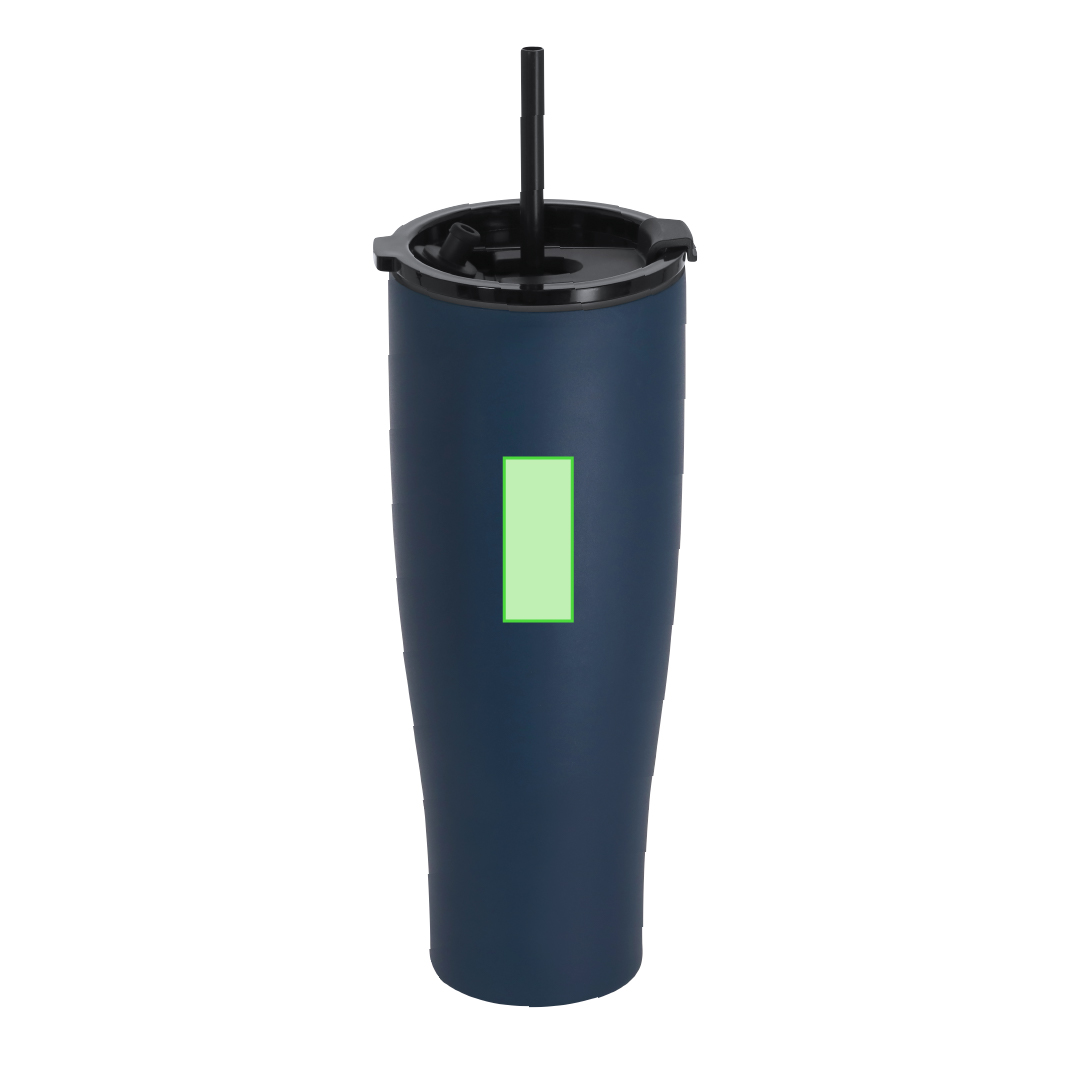 Taza térmica minimalista de acero inoxidable reciclado 350 ml