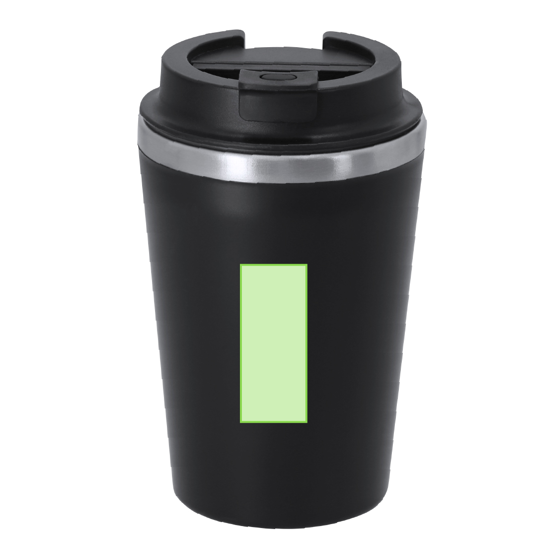 Vaso térmico estándar híbrido acero-polipropileno 350 ml