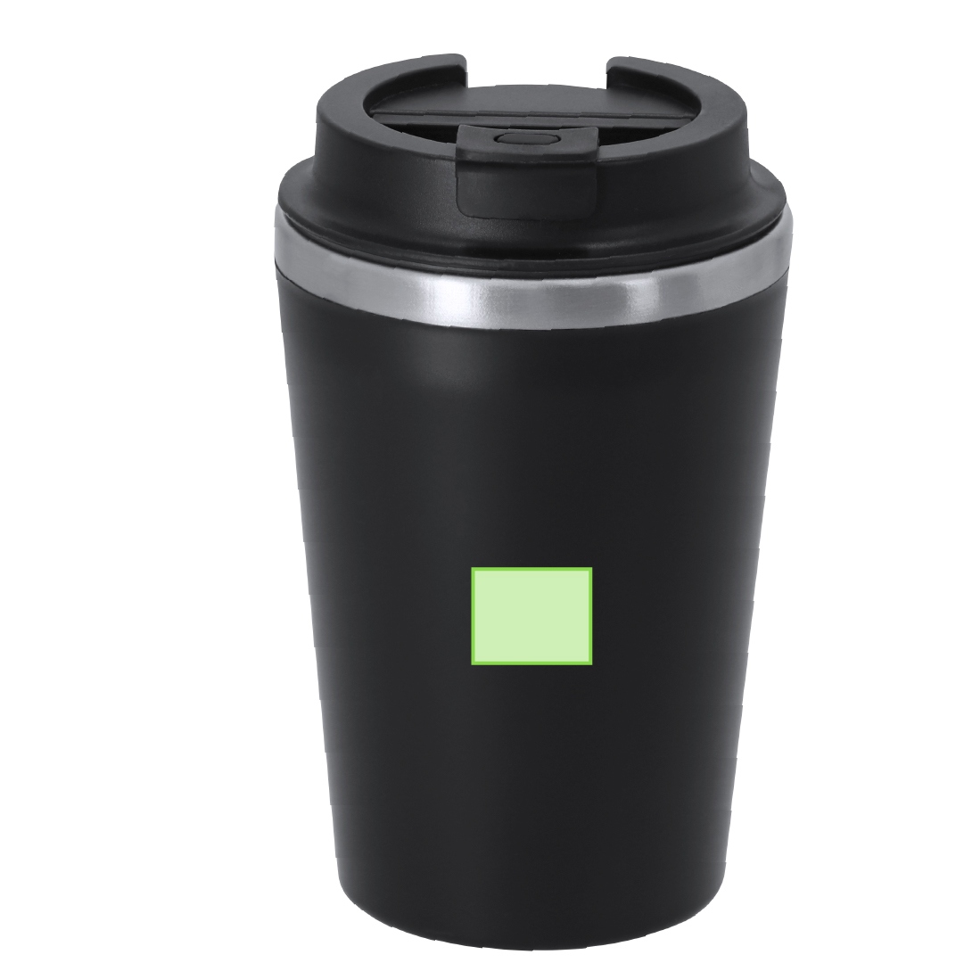 Vaso térmico estándar híbrido acero-polipropileno 350 ml