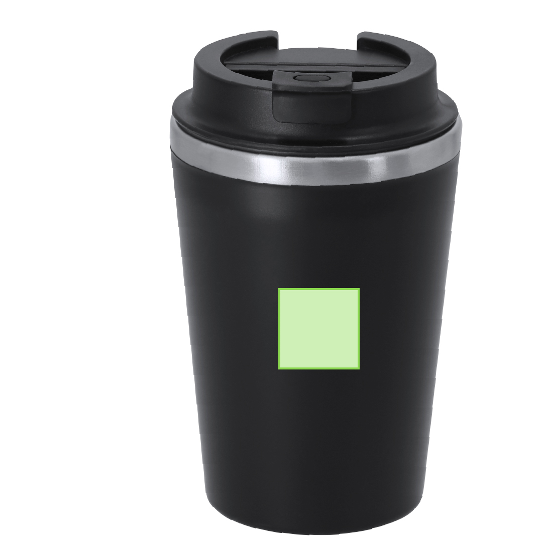 Vaso térmico estándar híbrido acero-polipropileno 350 ml