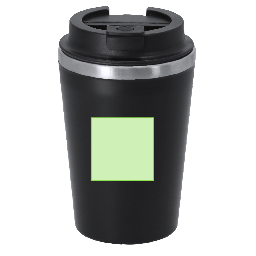 Vaso térmico estándar híbrido acero-polipropileno 350 ml