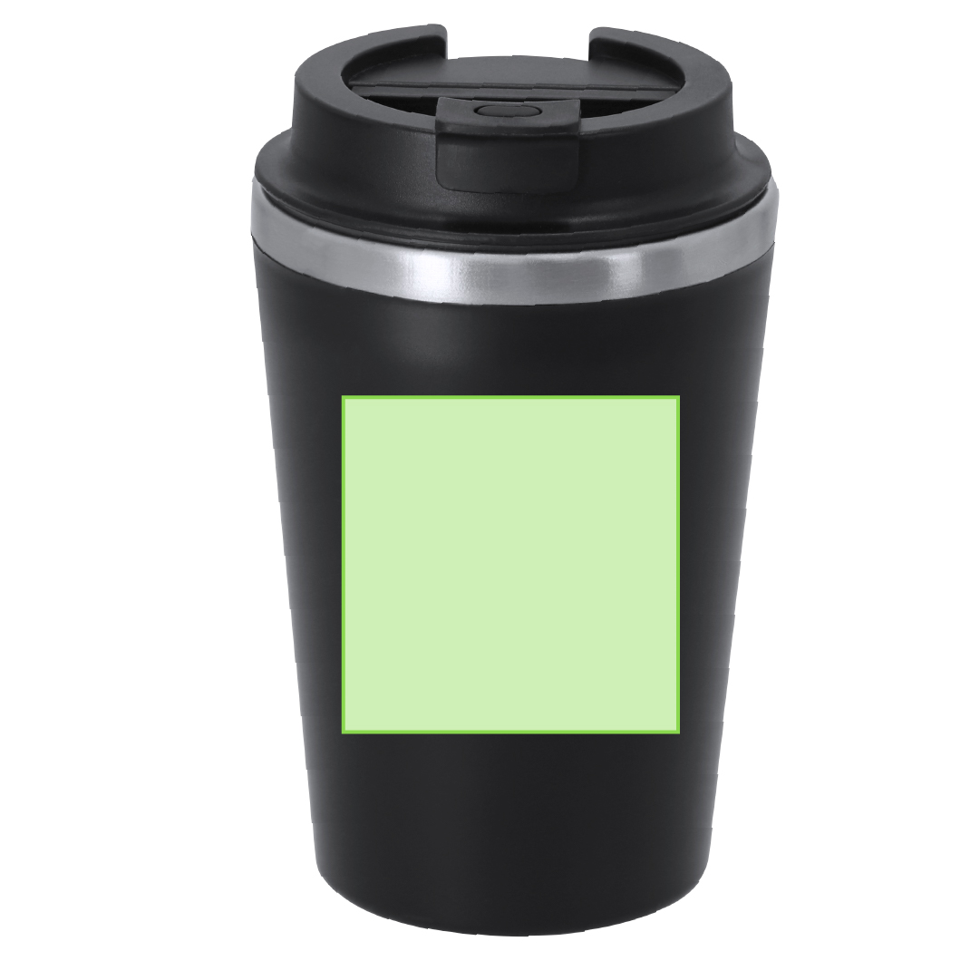 Vaso térmico estándar híbrido acero-polipropileno 350 ml