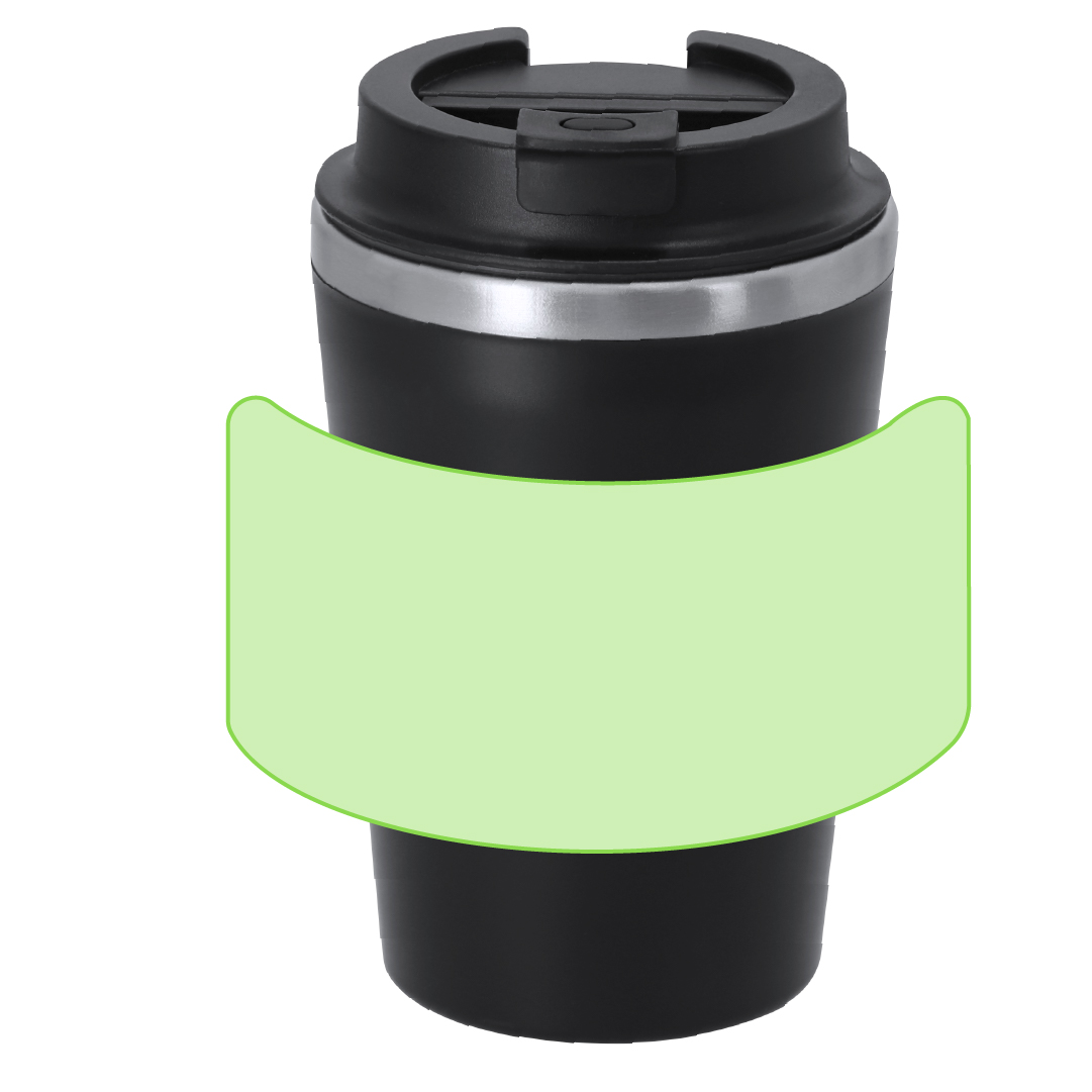 Vaso térmico estándar híbrido acero-polipropileno 350 ml