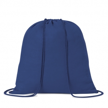 Mochila de cuerdas de algodón 100% 100 g/m² en colores alegres con cuerdas a juego