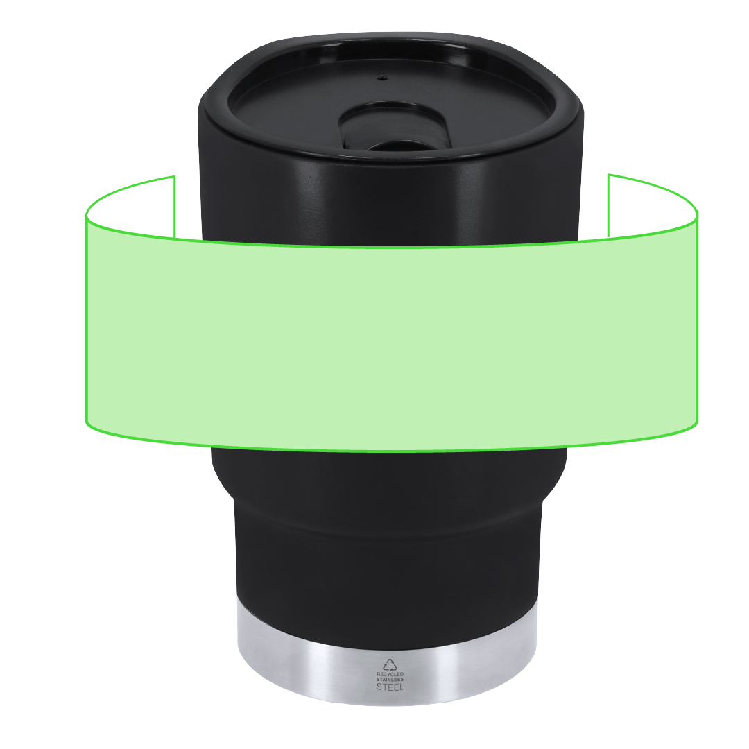 Vaso térmico eco de acero reciclado 380 ml