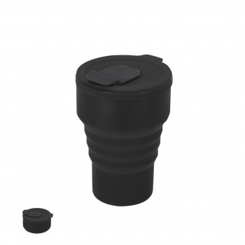 Vaso plegable telescópico de silicona 350 ml