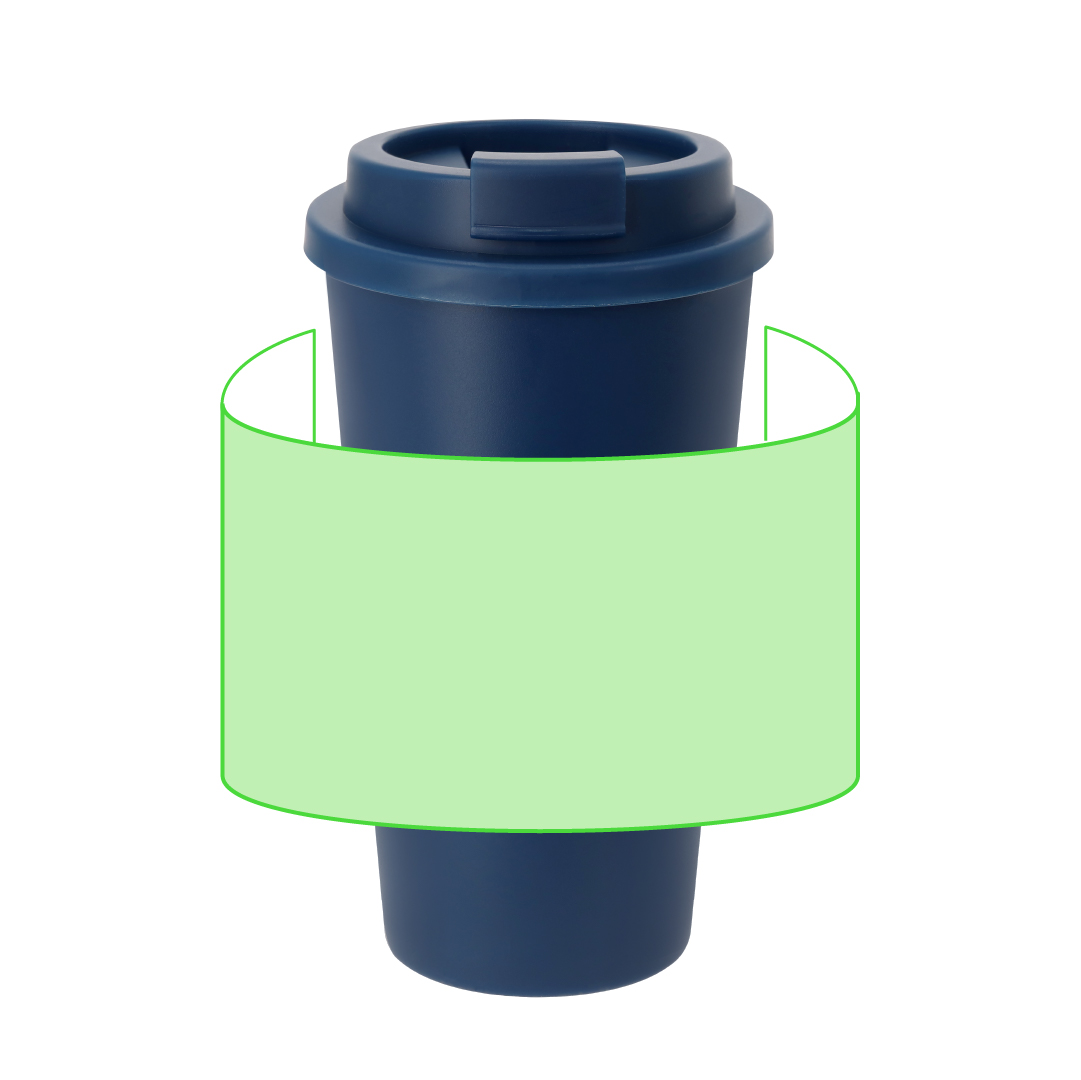 Vaso térmico eco de PP reciclado 450 ml