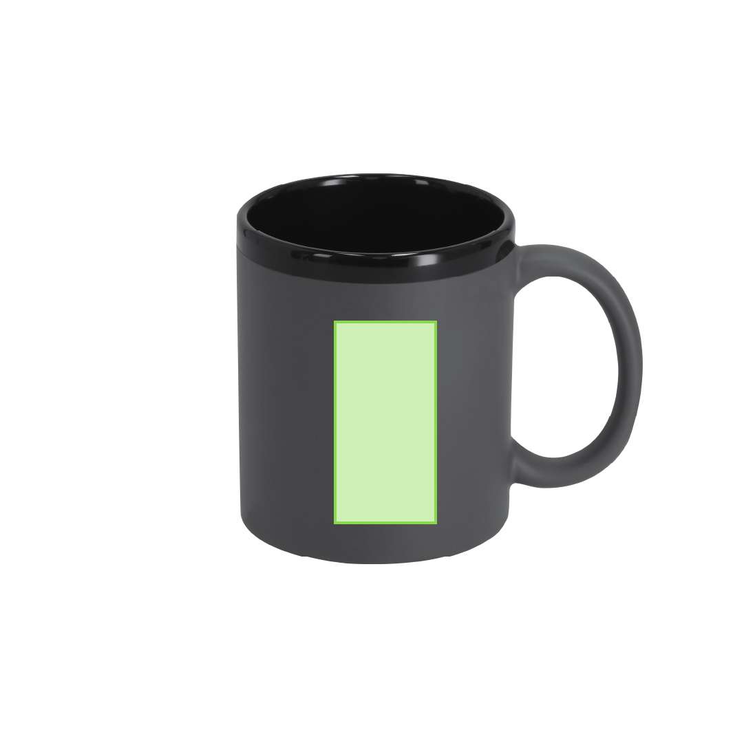 Taza de cerámica con recubrimiento antideslizante 320 ml