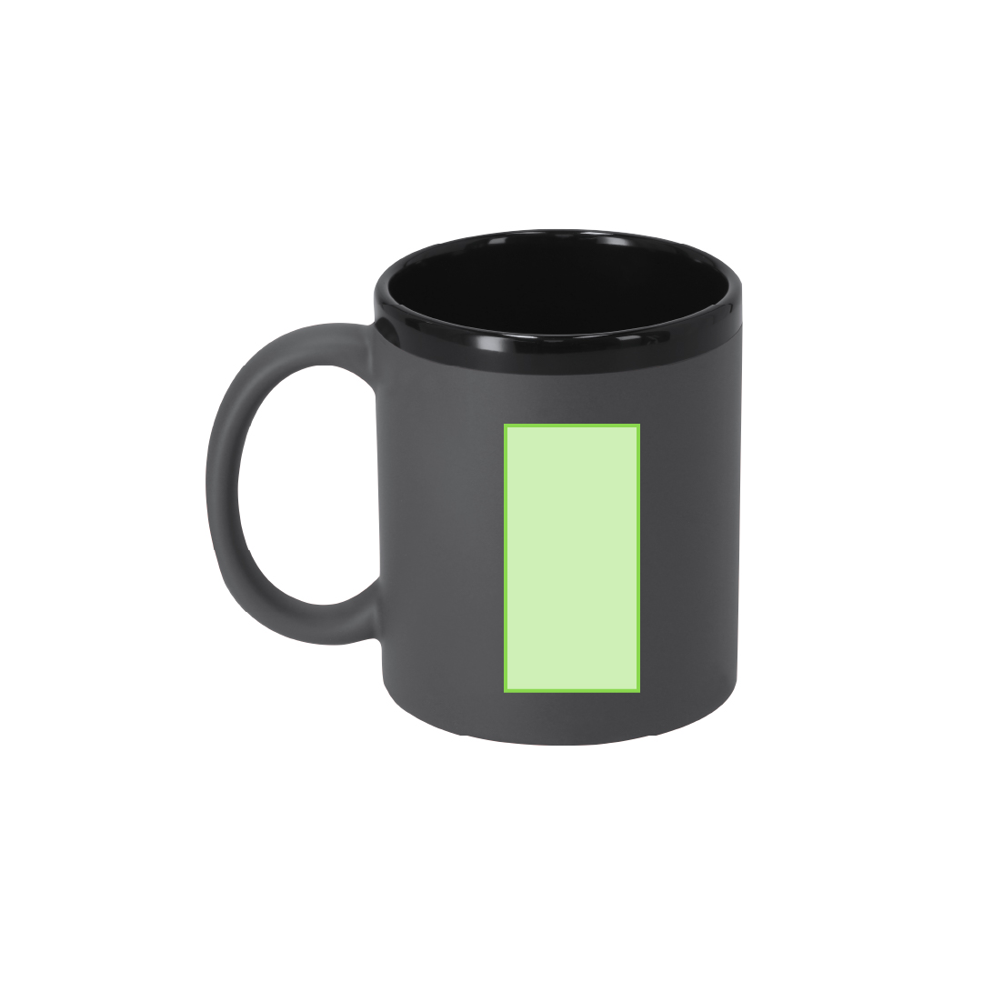 Taza de cerámica con recubrimiento antideslizante 320 ml