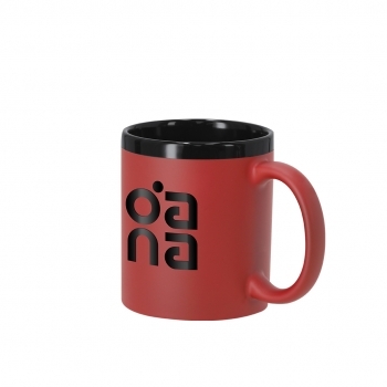 Taza de cerámica con recubrimiento antideslizante 320 ml