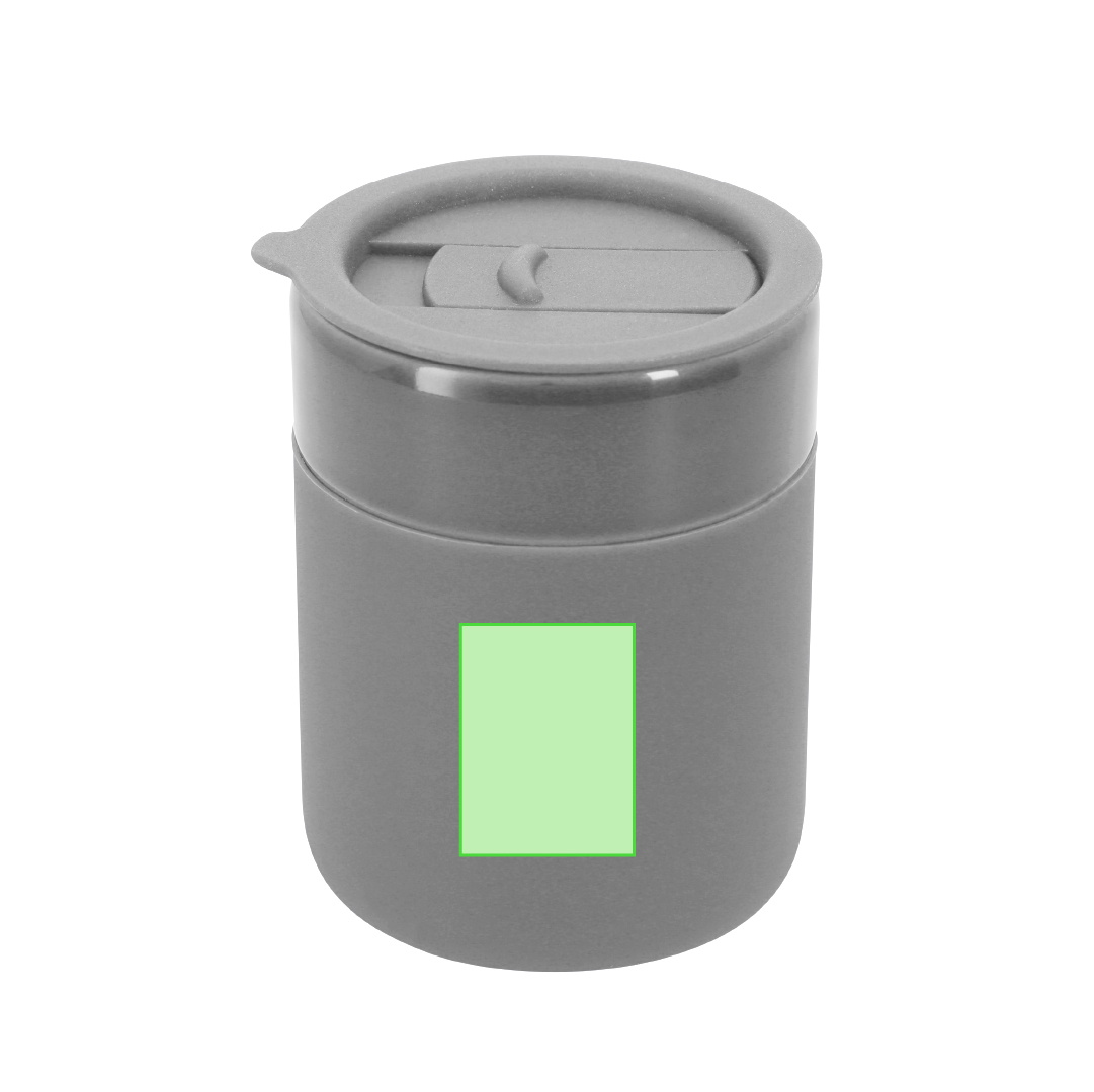Vaso alto de cerámica estilo japonés sin asa 330 ml