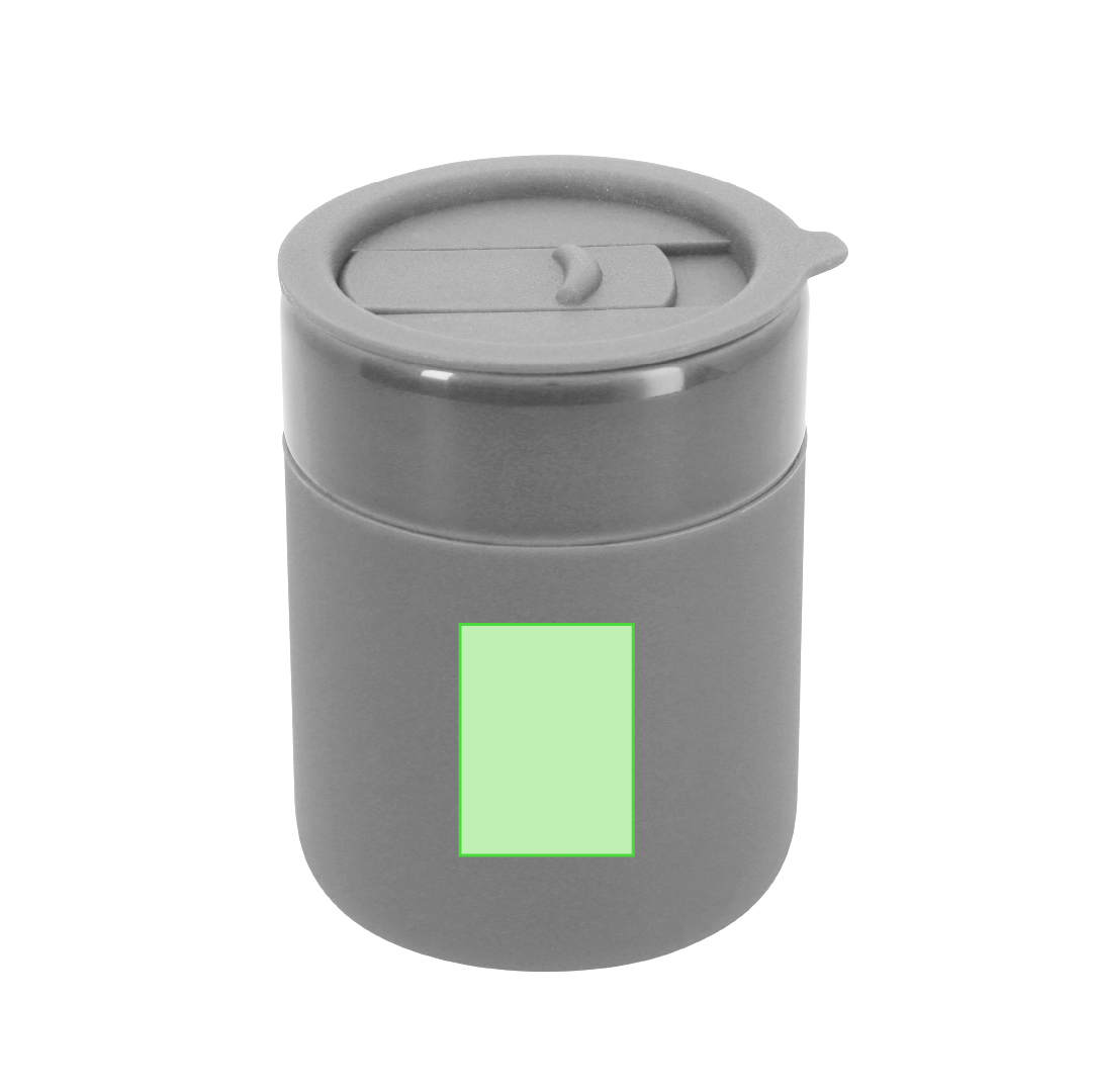 Vaso alto de cerámica estilo japonés sin asa 330 ml