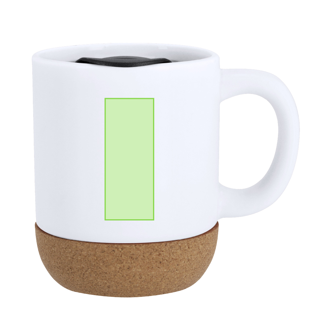 Taza de cerámica compacta formato café solo 330 ml