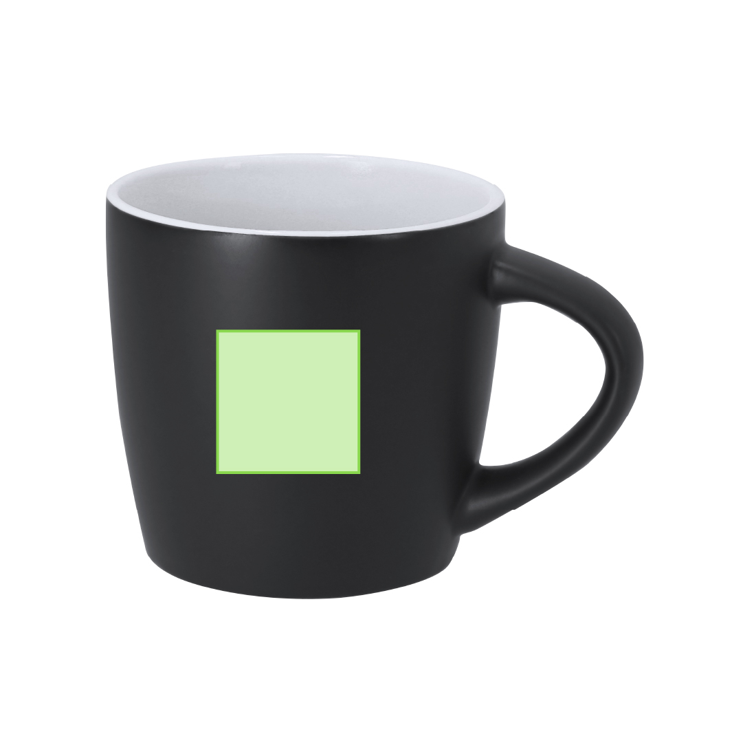 Taza de cerámica tipo mug americano 350 ml