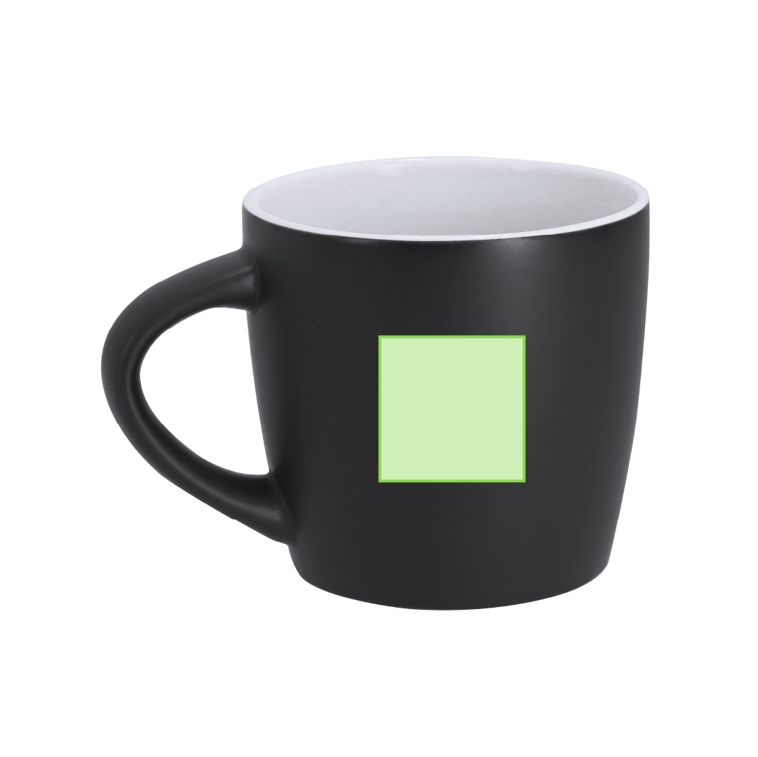 Taza de cerámica tipo mug americano 350 ml