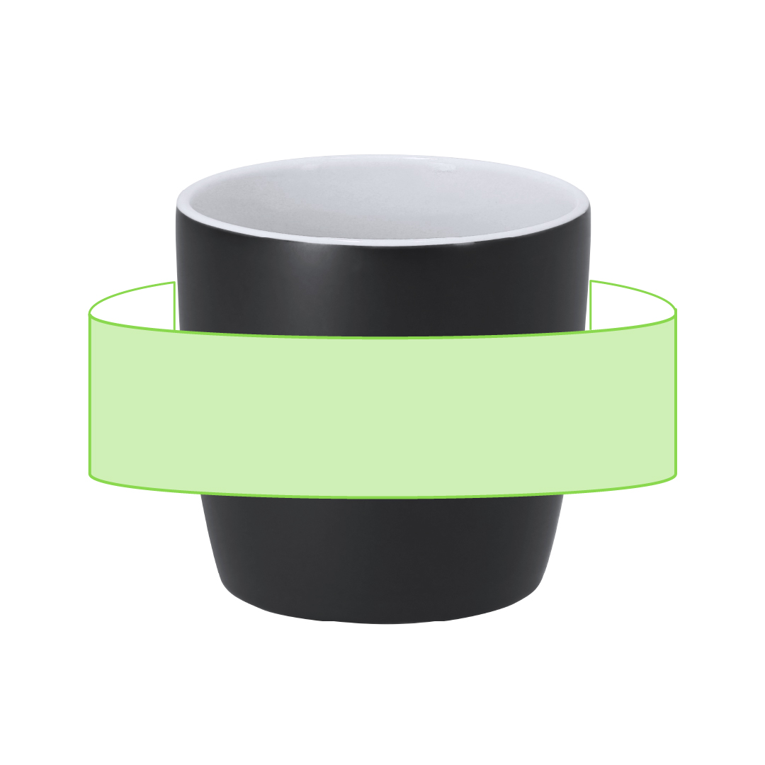 Taza de cerámica tipo mug americano 350 ml