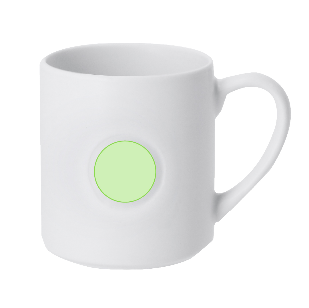 Taza de cerámica con asa extra-reforzada 350 ml