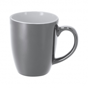 Taza de cerámica con acabado brillante espejo 350 ml