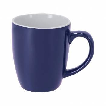 Taza de cerámica con acabado brillante espejo 350 ml