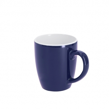 Taza de cerámica con acabado brillante espejo 350 ml