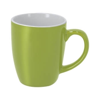 Taza de cerámica con acabado brillante espejo 350 ml