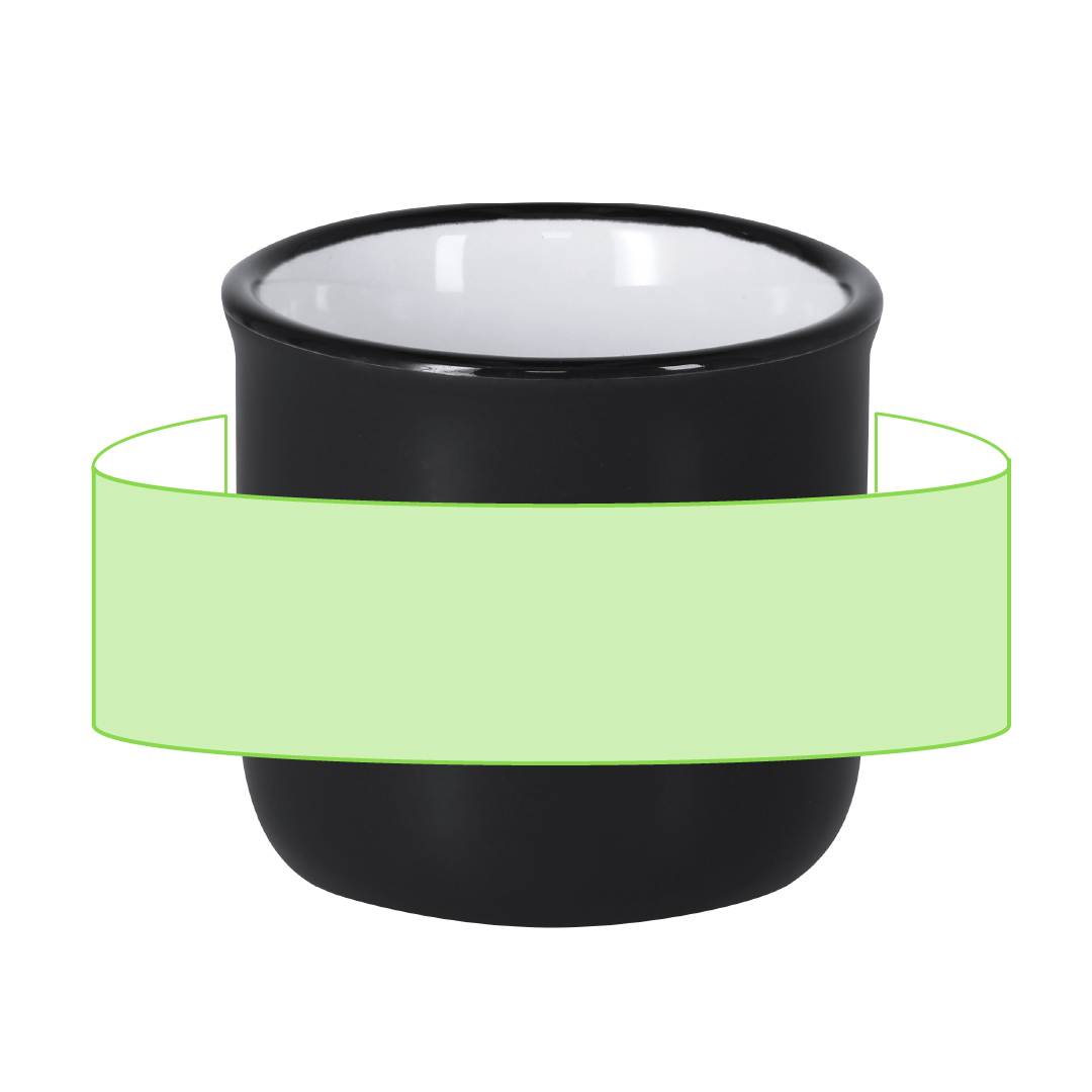 Taza de cerámica para café expreso corto 85 ml