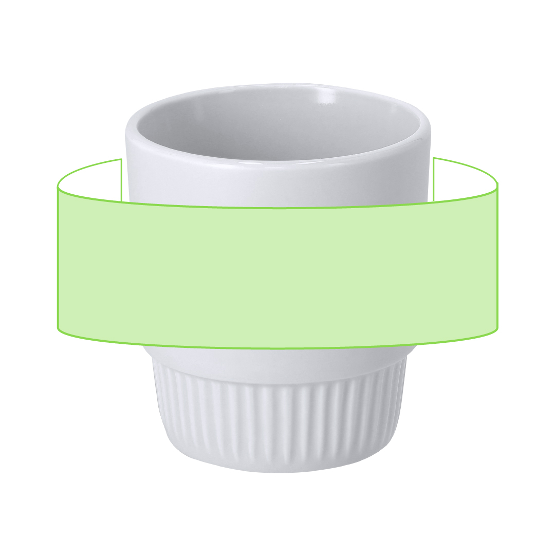 Taza de sublimación cerámica compacta 300 ml