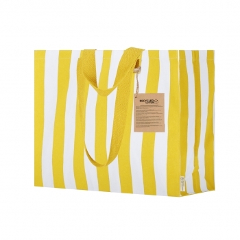 Bolsa de RPET 310 g/m² asas largas tote gran gramaje