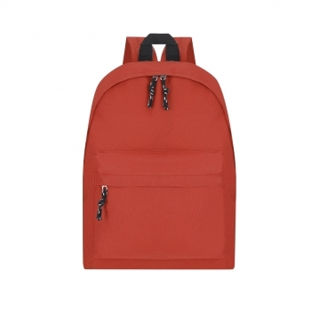Mochila de poliéster 600D con esquinas reforzadas, tiradores con cinta y gama de colores